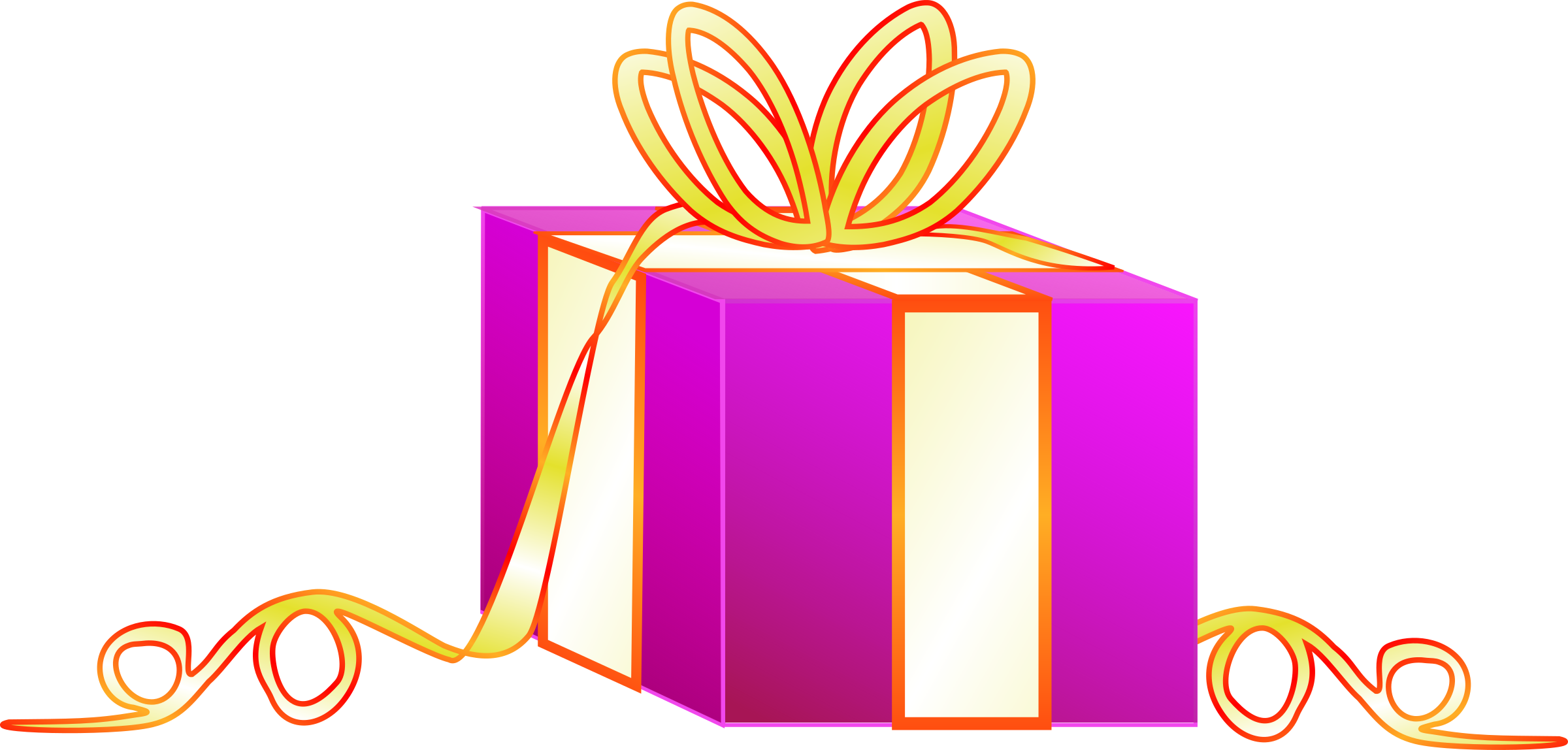 Pink Birthday Gift Vector Transparent PNG
