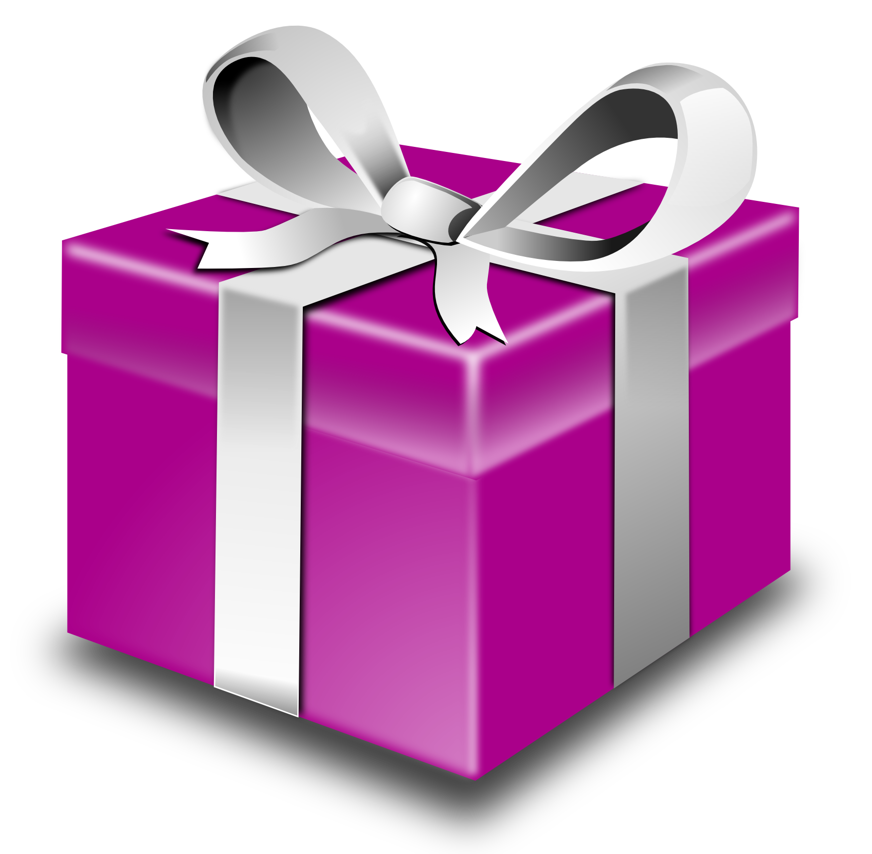 Розовый красочный день рождения подарок вектор прозрачный PNG