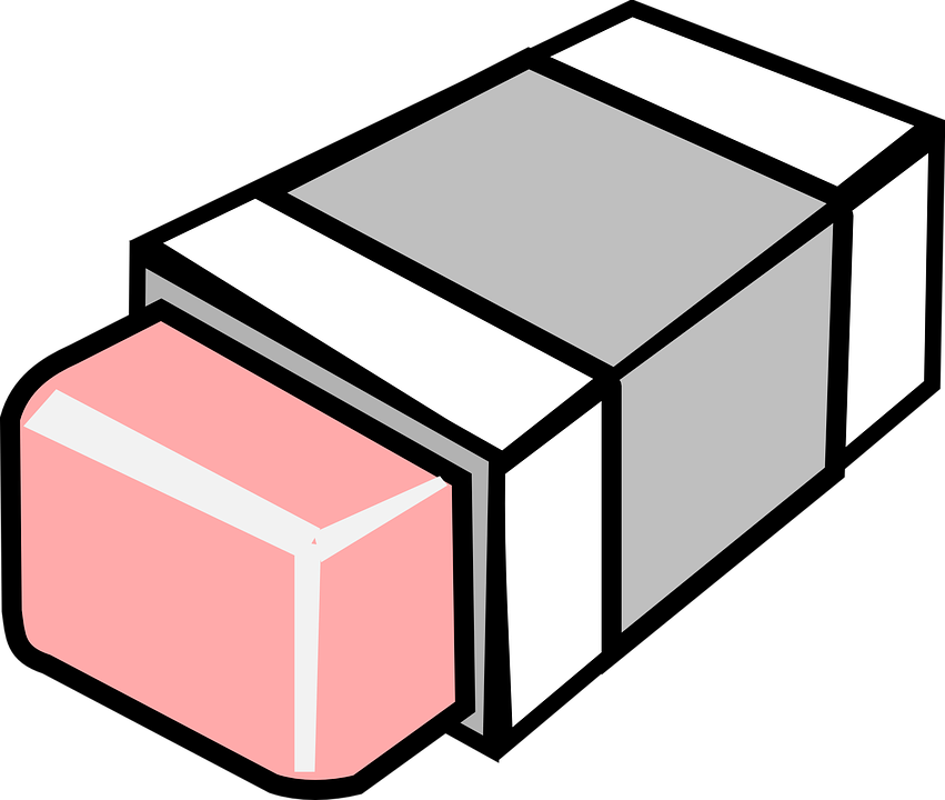 Pink Eraser Background PNG
