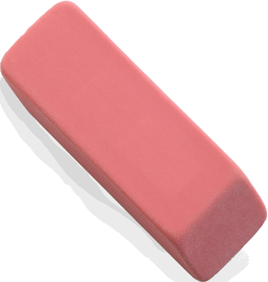 Pink Eraser PNG Transparent Picture