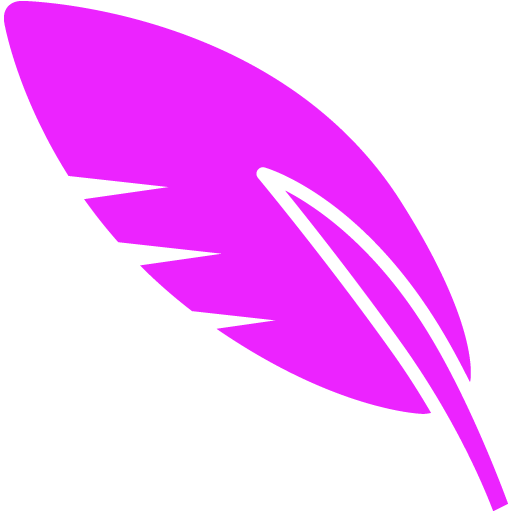 Розовое перо PNG картина