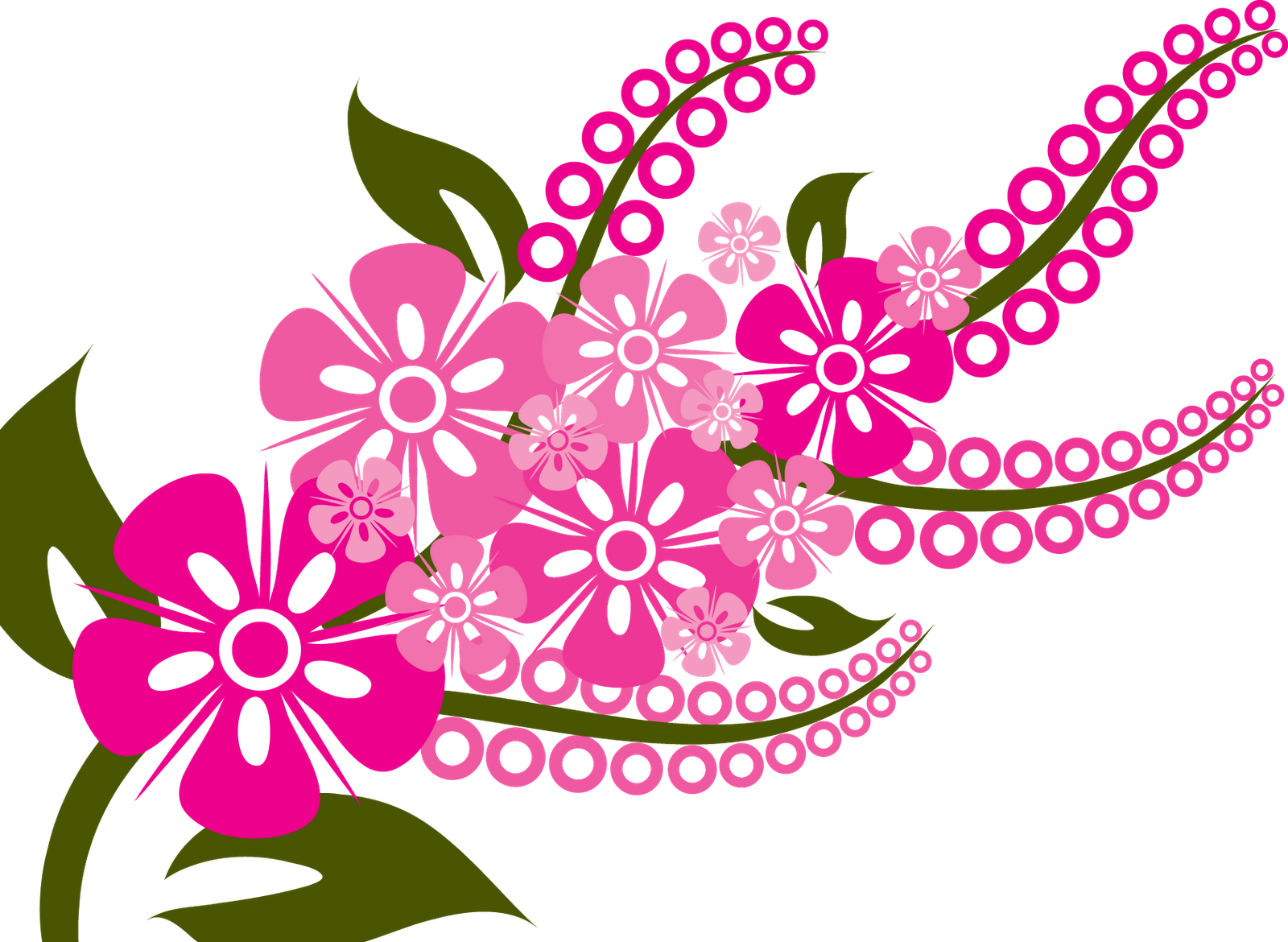PNG ดอกไม้สีชมพู PNG