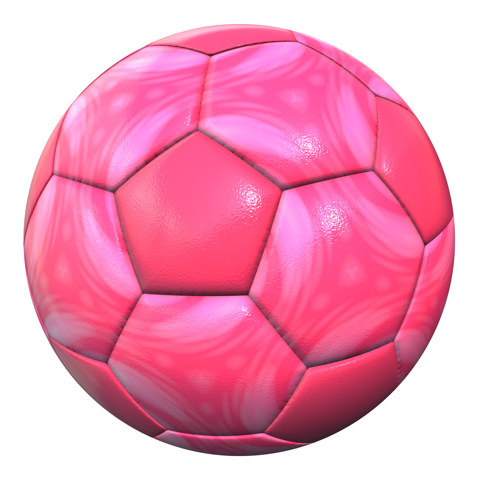 Roze voetbal PNG