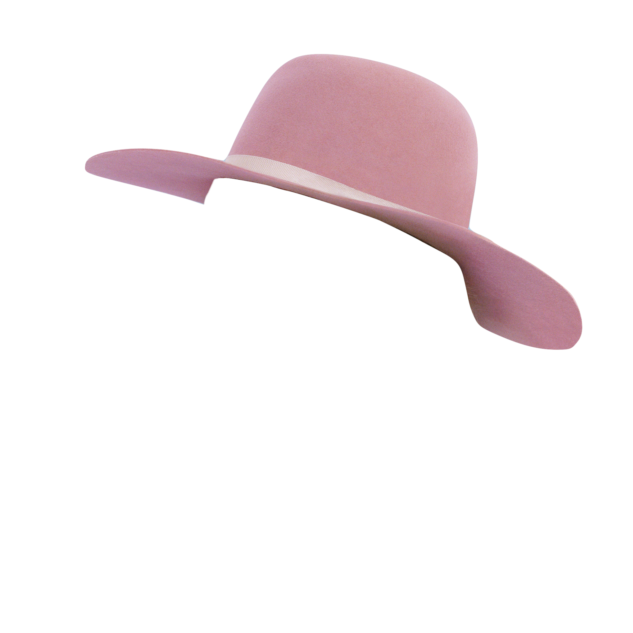 Chapéu rosa transparente PNG