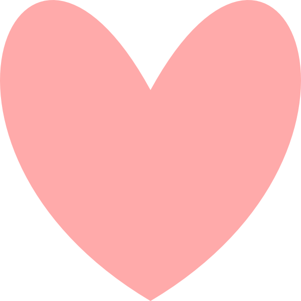Coração rosa vector transparente PNG