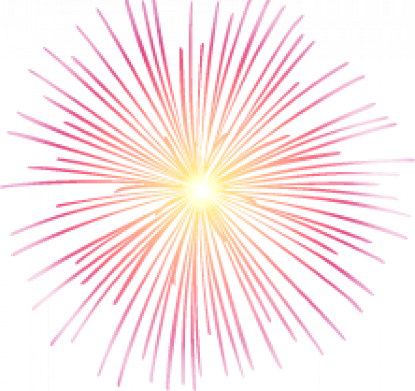 ดอกไม้ไฟสีชมพูเวกเตอร์ PNG ภาพโปร่งใส