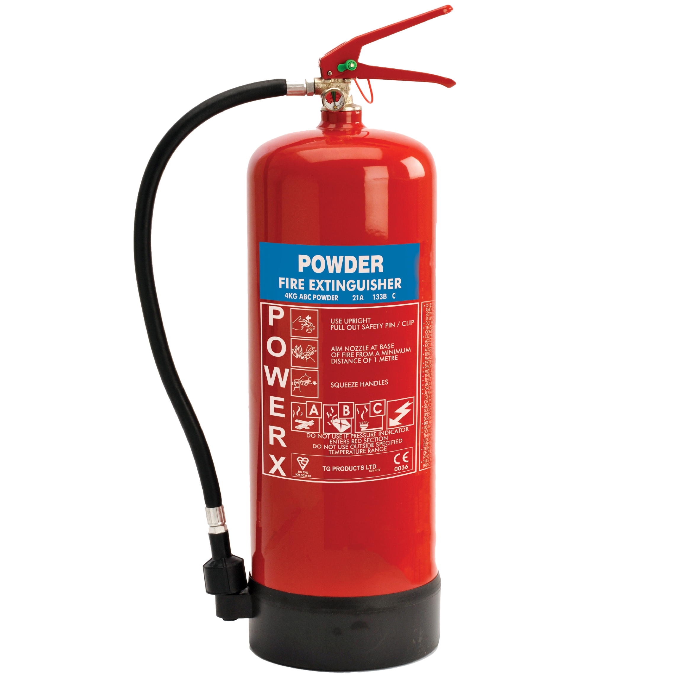 Powder Fire Extinguisher PNG Clipart
