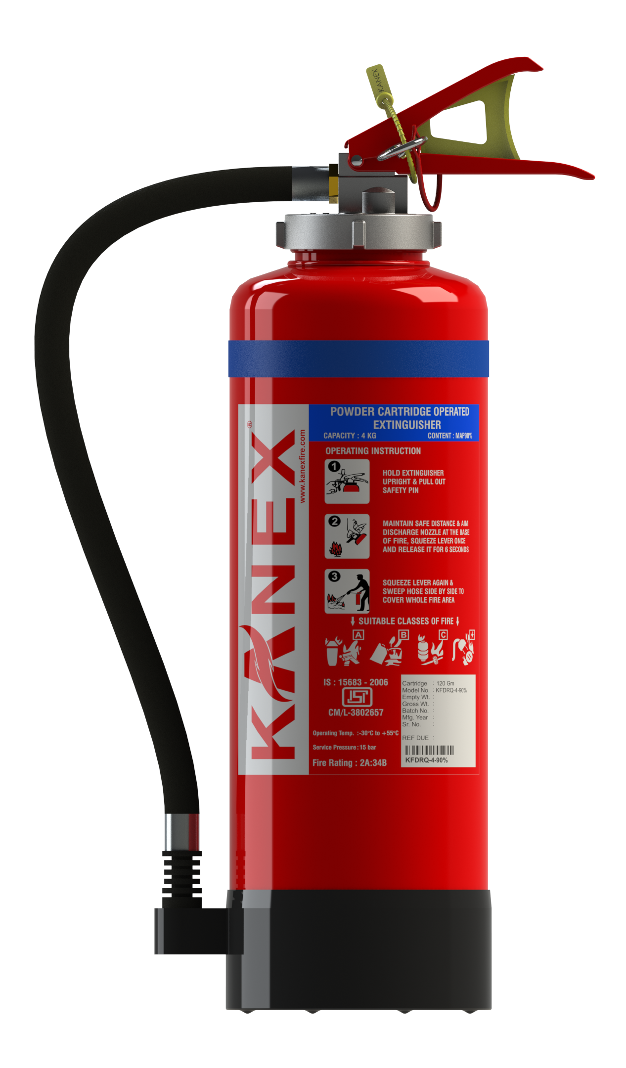 Powder Feuer Extinguisher PNG Image