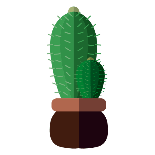 Prickly Cactus Plant Vector PNG File
