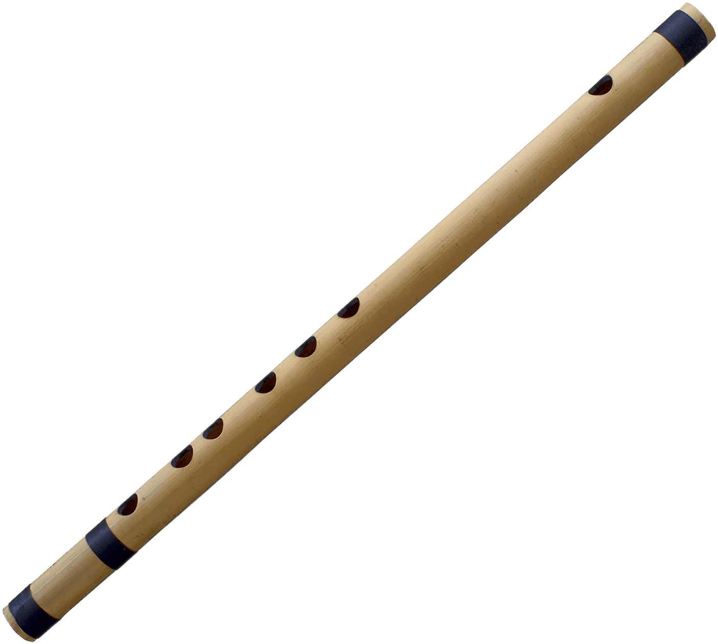 Bambu Kayu Profesional Flute Transparan PNG