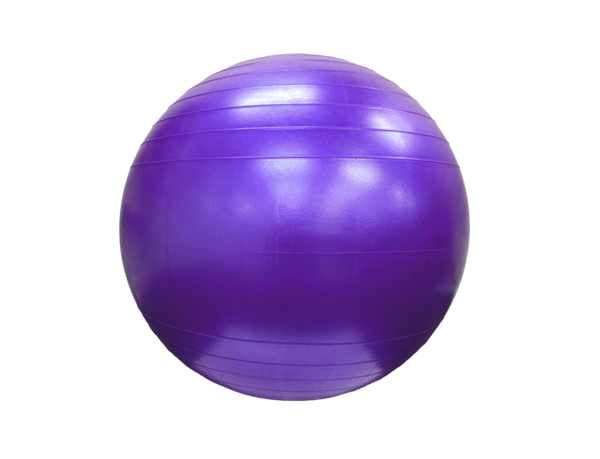 Purple Fitness Ball Transparent PNG