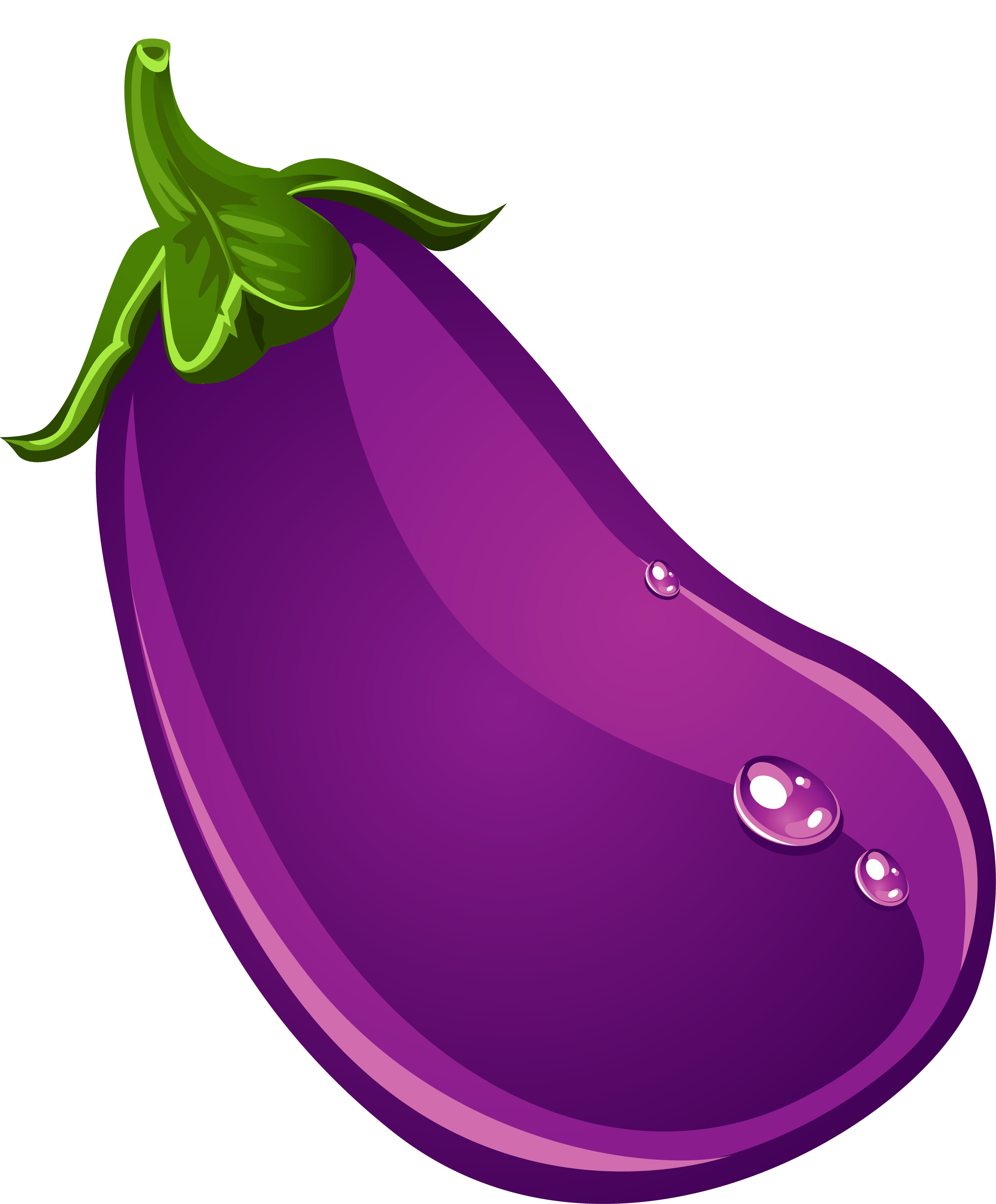 Purple Vector Eggplant Transparent PNG