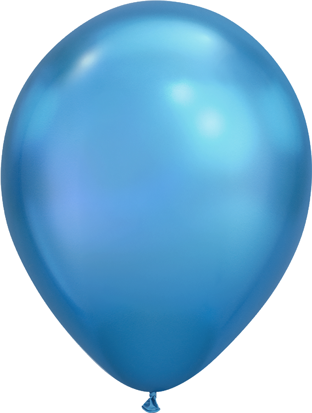 Echter blauer Ballon transparent PNG