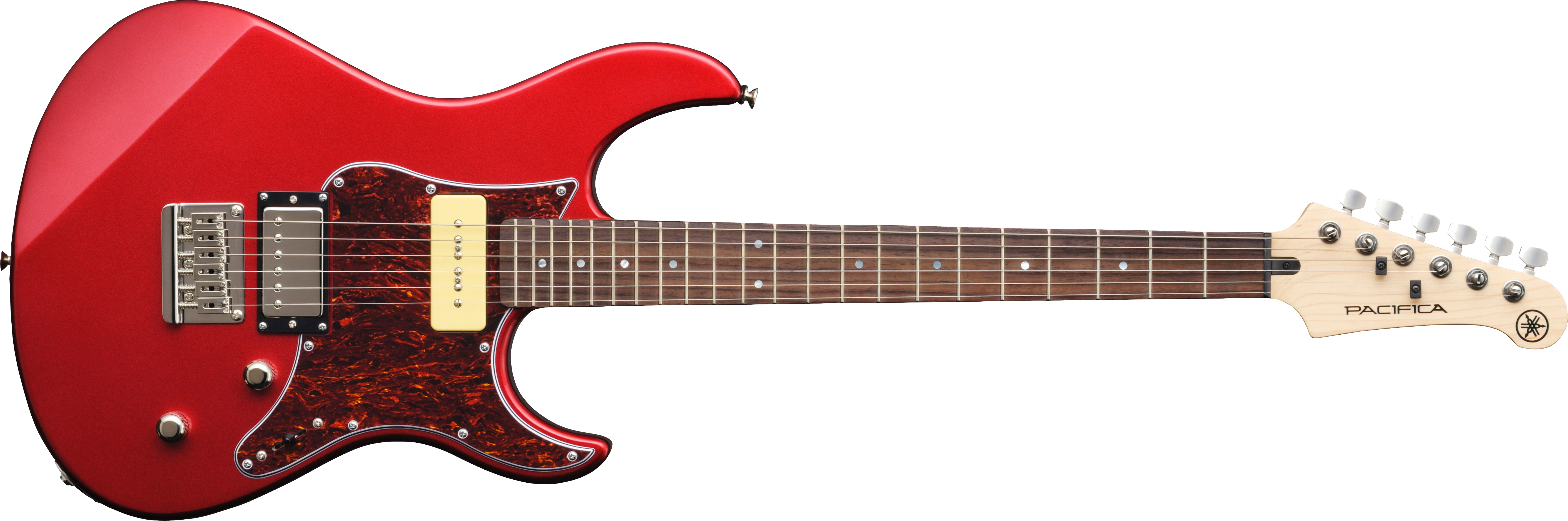 Guitarra acústica vermelha PNG