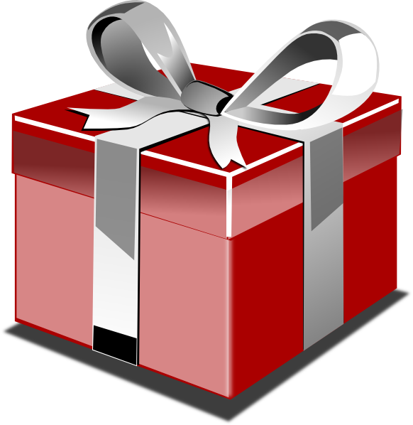 Vector de regalo de cumpleaños rojo PNG transparente