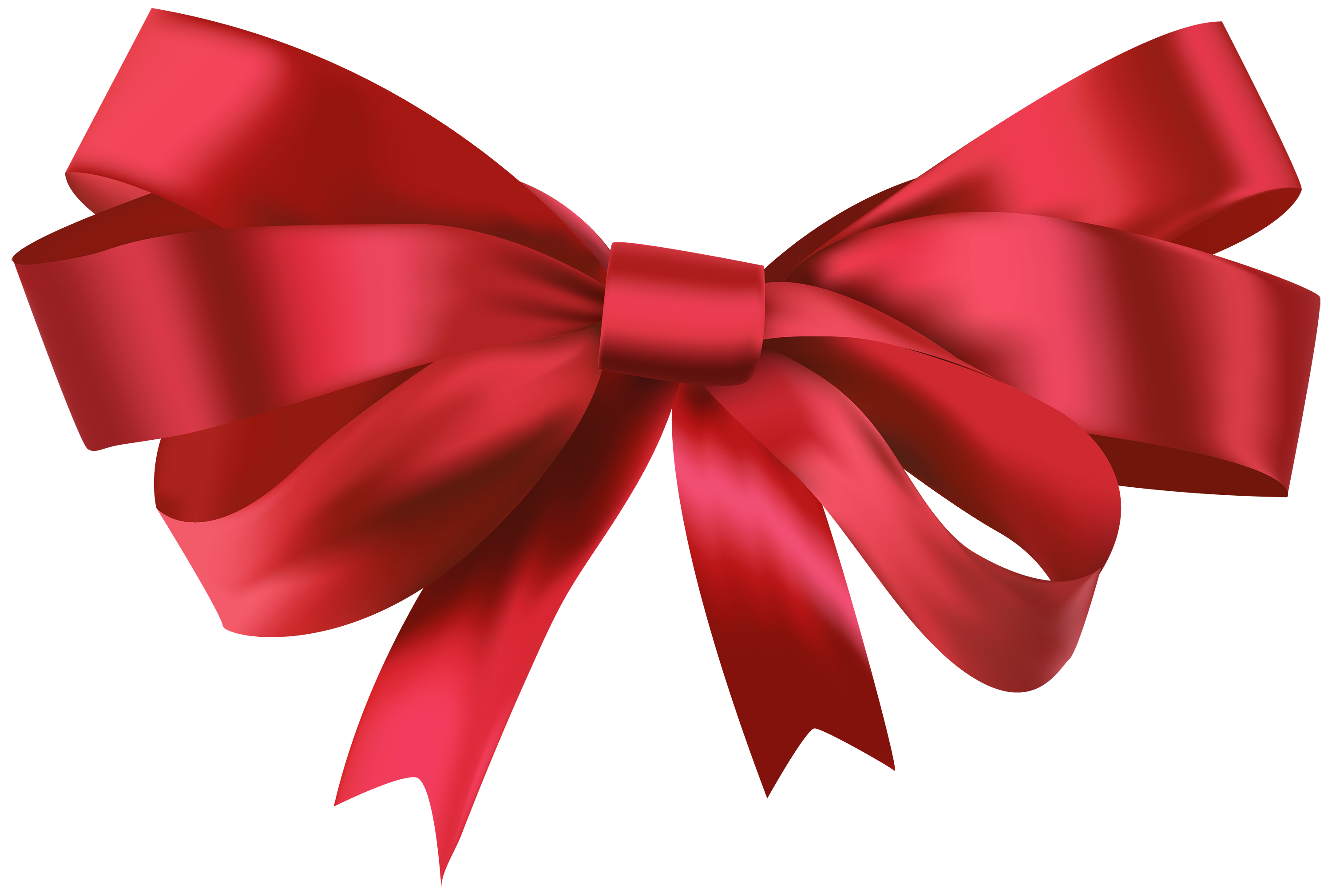Red Bow Ribbon Transparent PNG