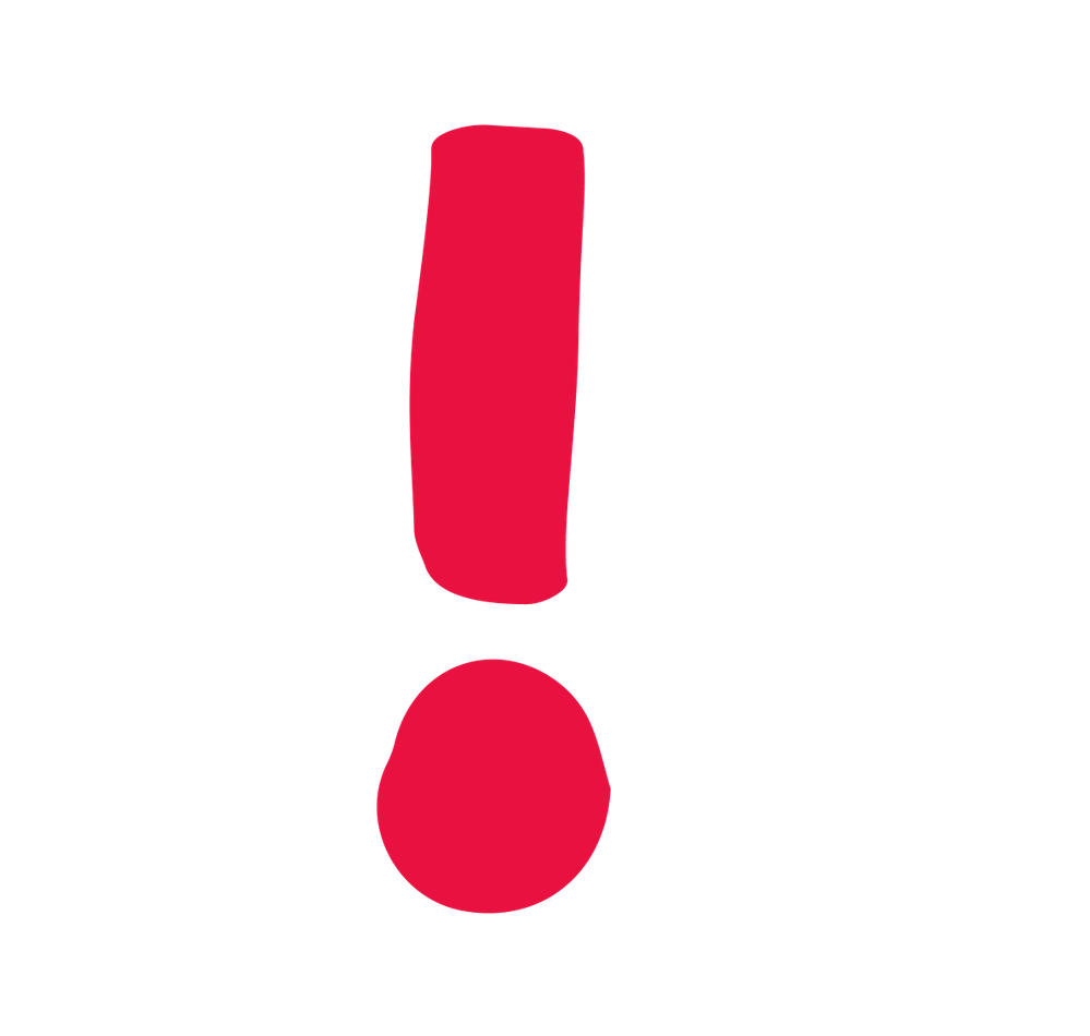 Red Exclamation Mark PNG Pic