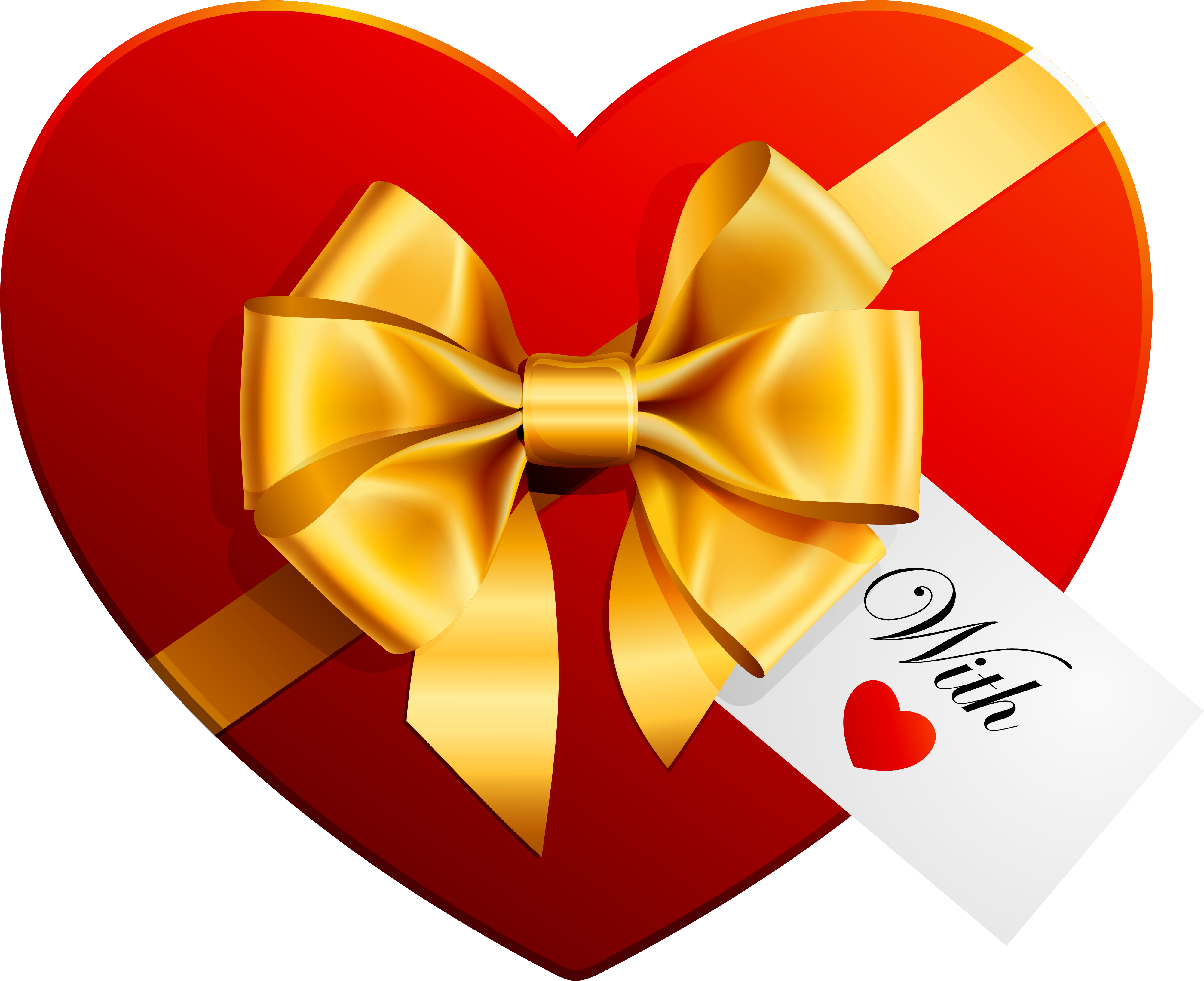 Red Heart Box PNG Photos