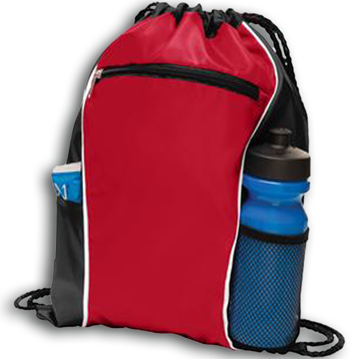 Red Sports Backpack PNG Clipart