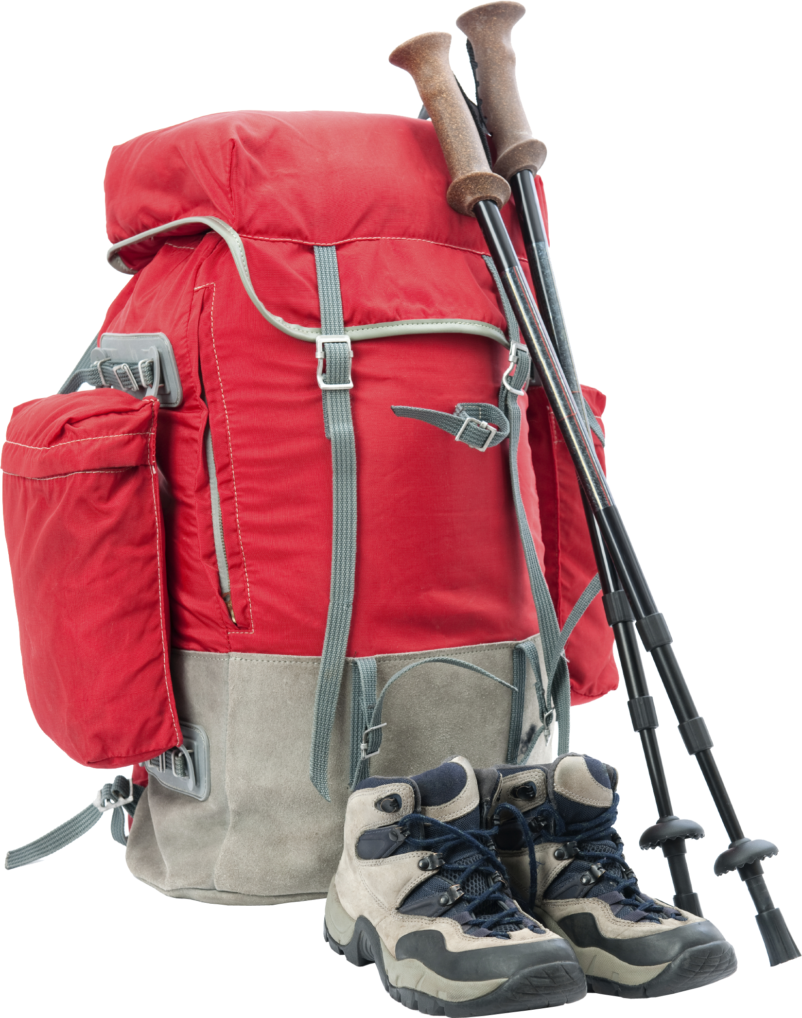Red Sports Backpack PNG File