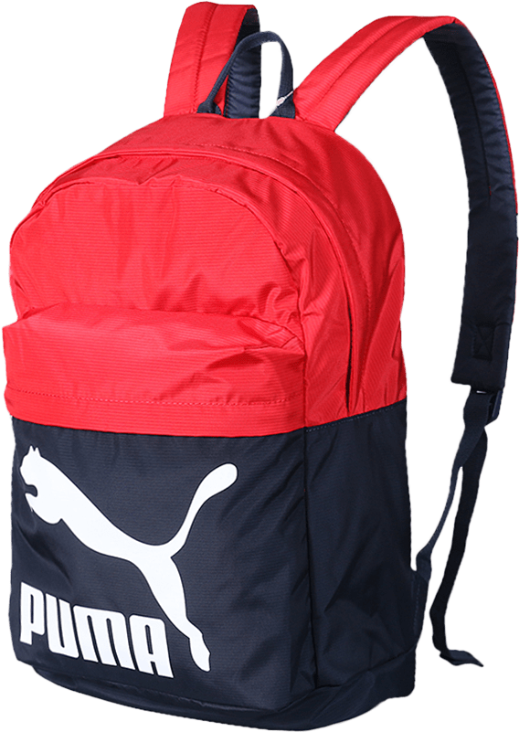 Red Sports Backpack PNG Image