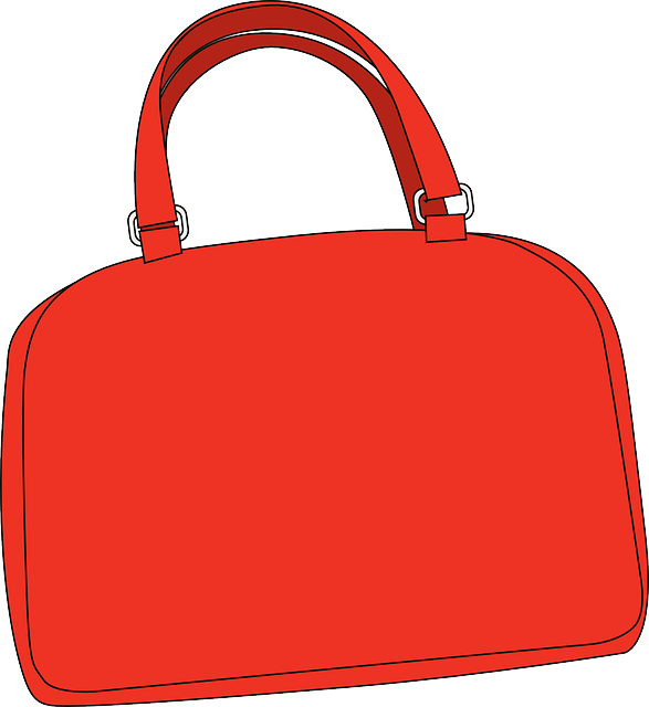 Red Vector Handbag Transparent PNG