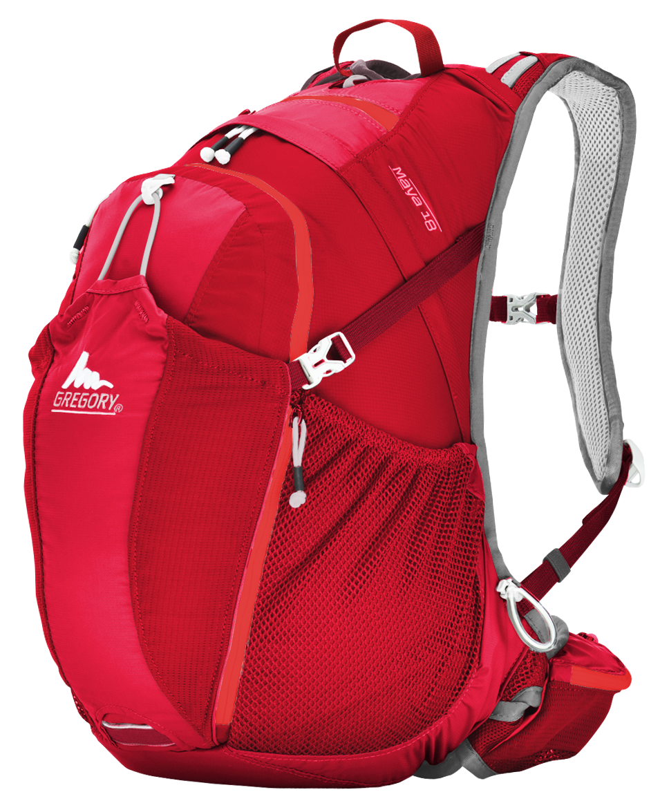 Red Mochila deportiva impermeable PNG