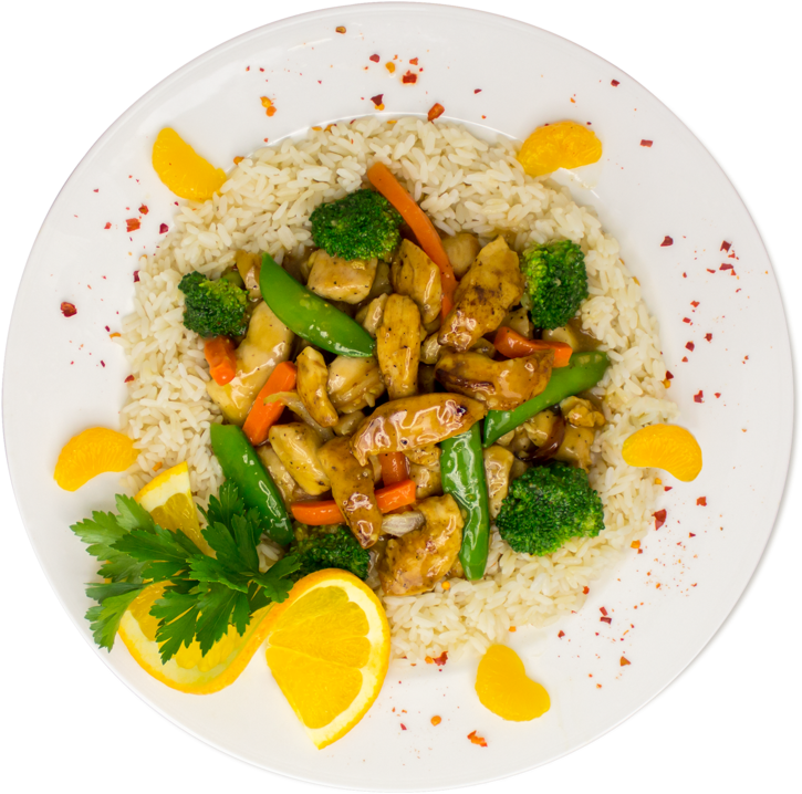 Rice Food Plate PNG