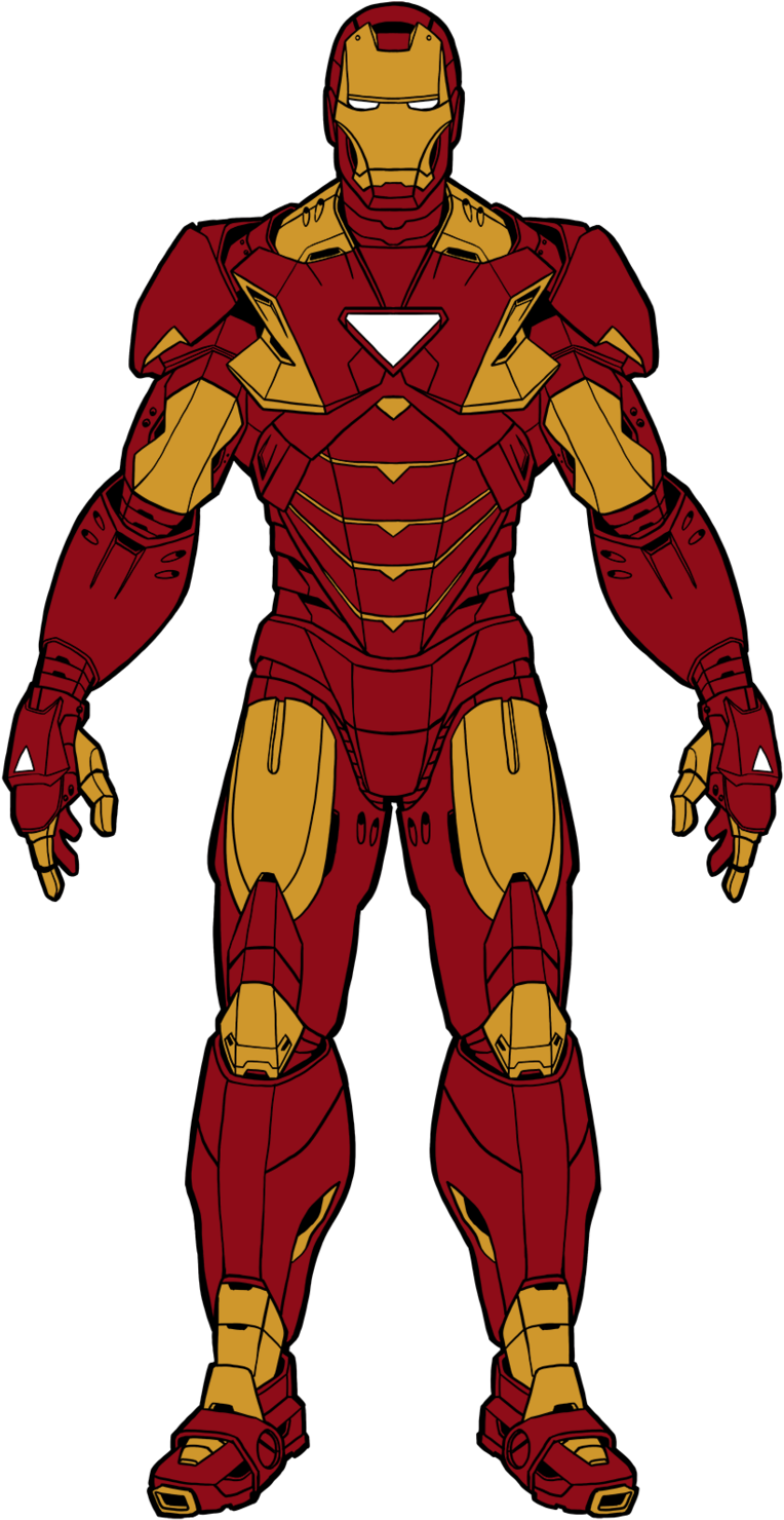 Robot File PNG di Chibi Iron Man