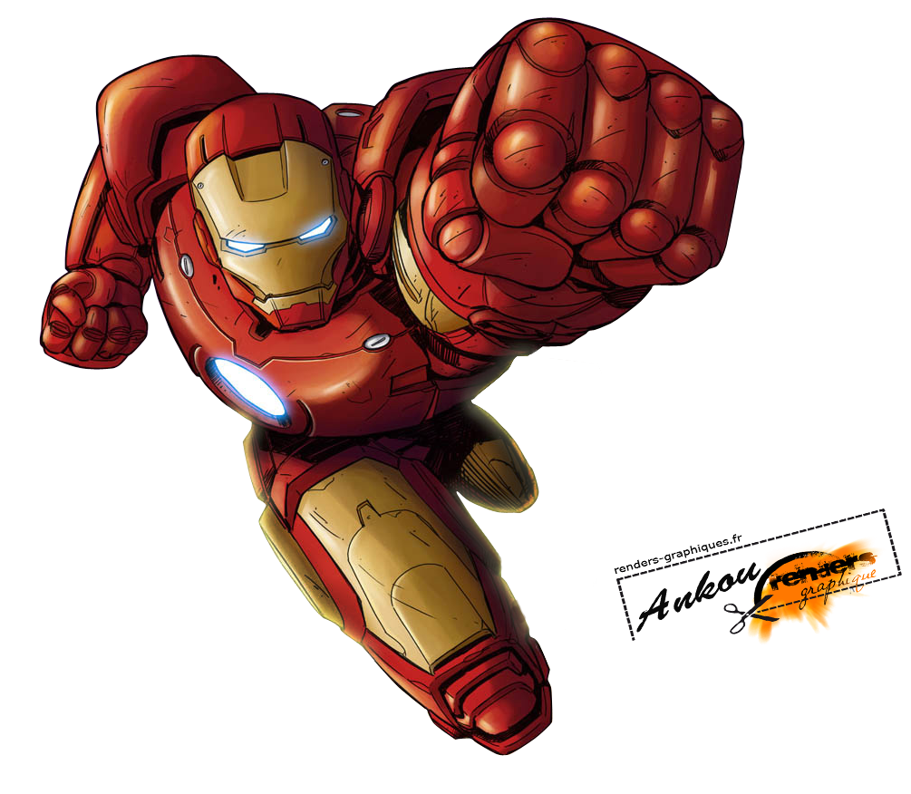 Robot Chibi Iron Man PNG Image