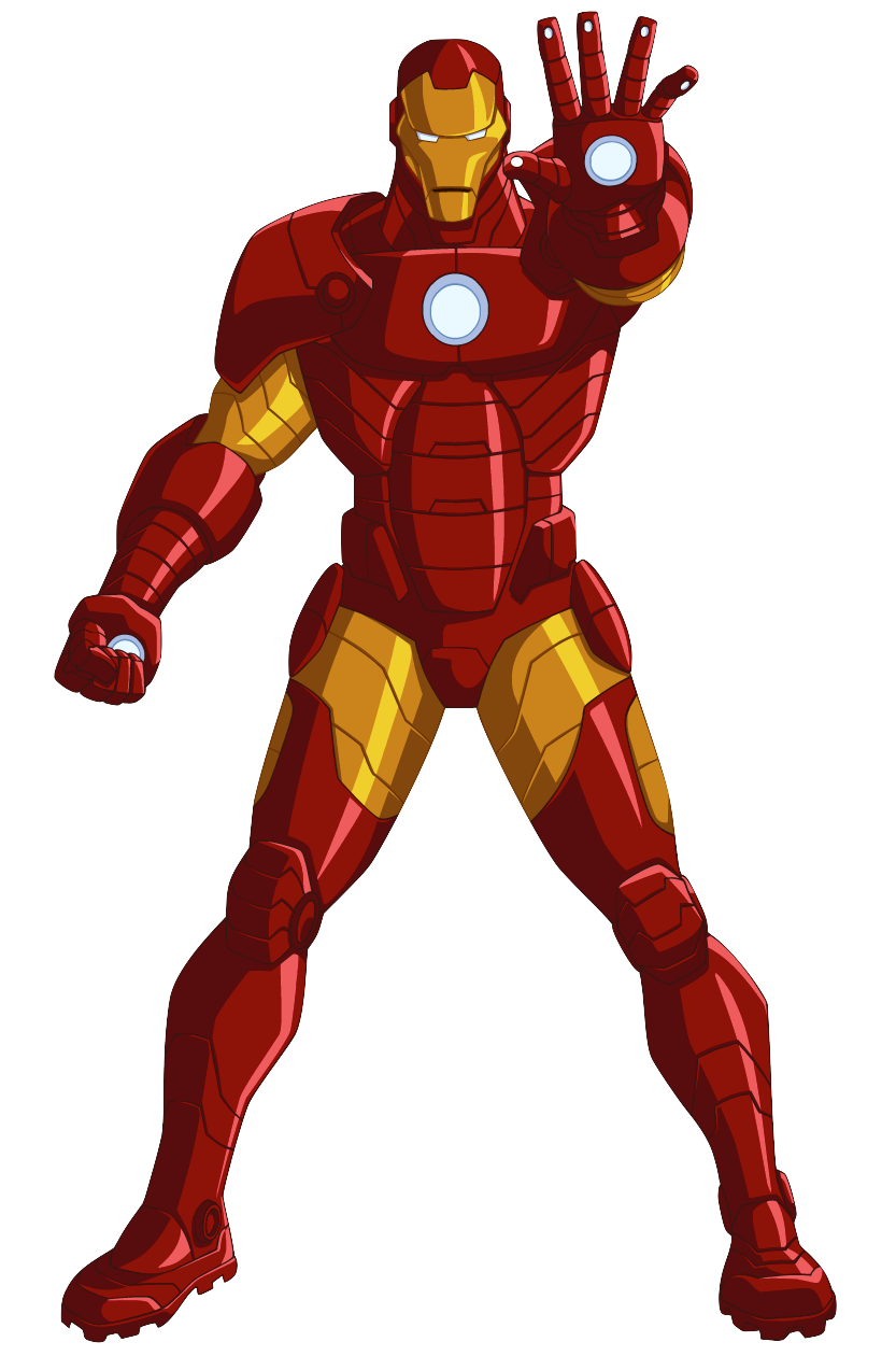 Robot Chibi Iron Man PNG Transparent Image