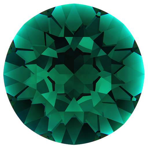 Round Emerald Stone PNG Pic