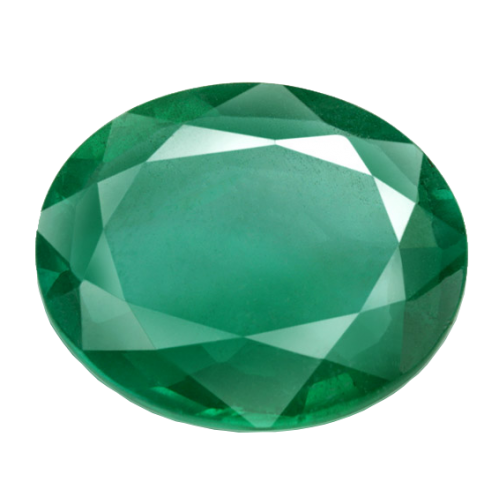 Round Emerald Stone Transparan PNG