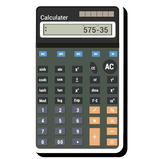 Scientific Calculator PNG Photo