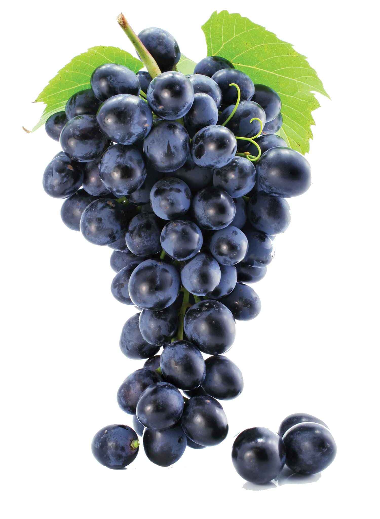 Zaadloze zwarte druiven PNG