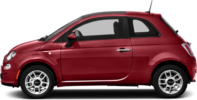 Vista lateral Red Fiat PNG