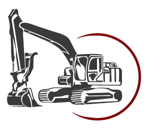 Silhouette Excavator Vector PNG Clipart