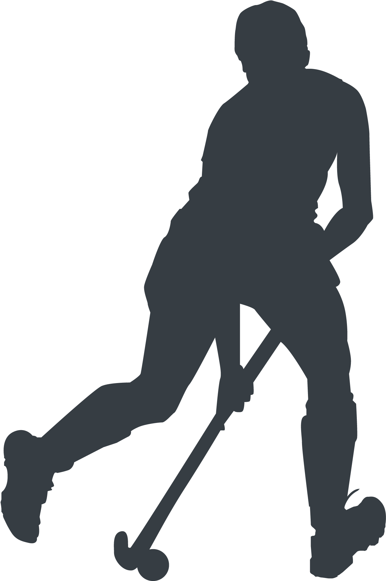 Silhouette Field Hockey PNG Photos
