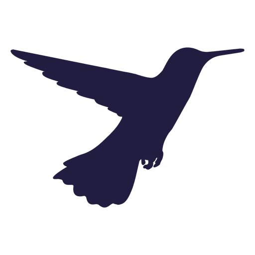 Silhouette hummingbird PNG Clipart