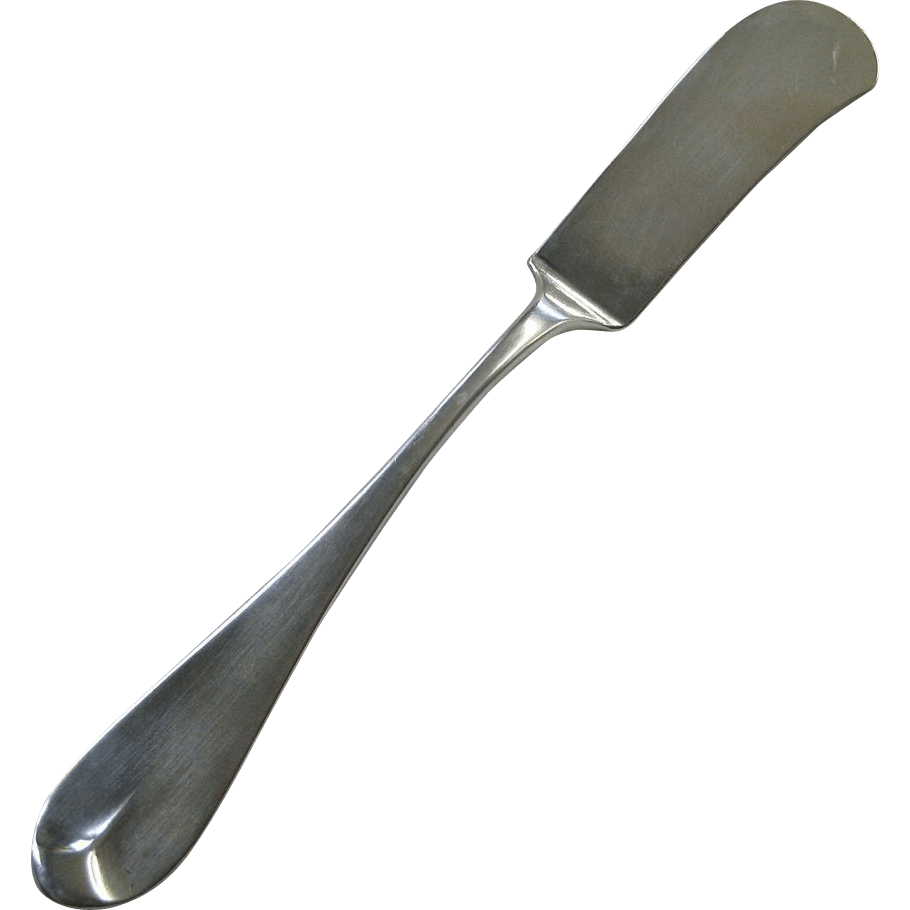 Silver Butter Knife PNG Clipart