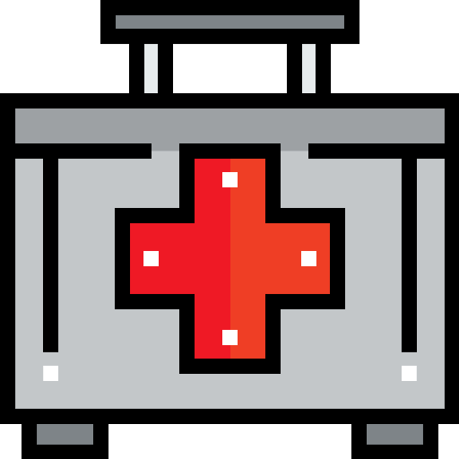 Silver First Aid Doctor Kit Transparent PNG