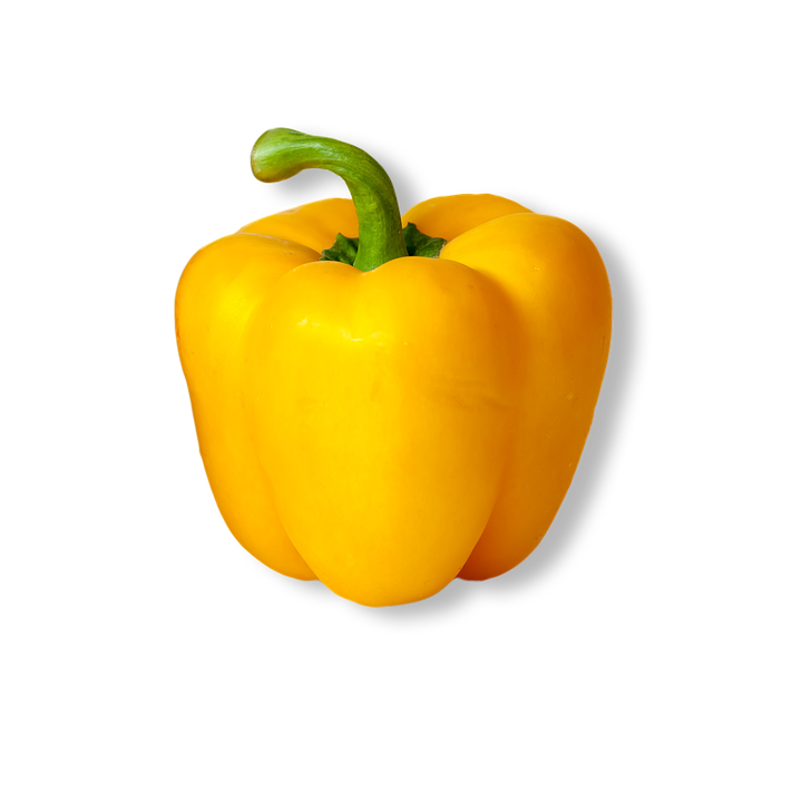 Einzelne Paprika-Gelb-transparentes PNG
