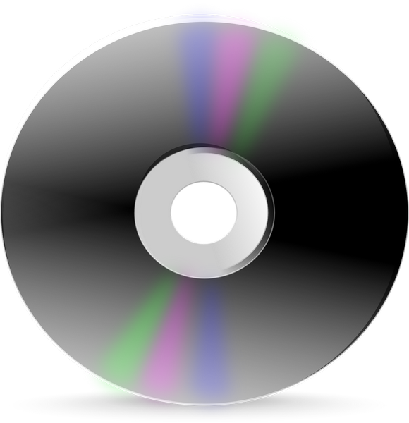 Single CD Disk Vector PNG Image