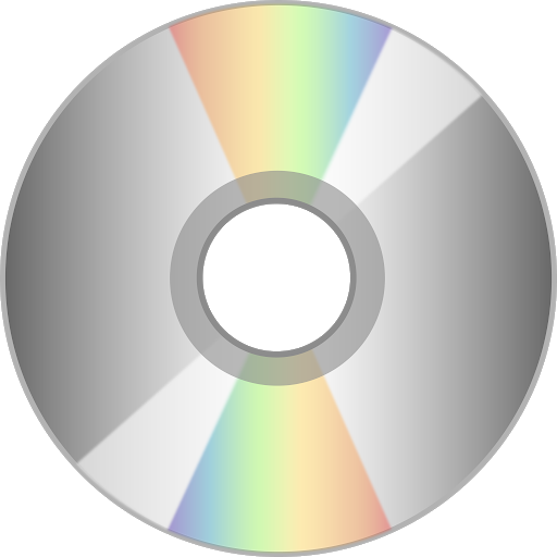 Single CD Disk Vector PNG imagen transparente