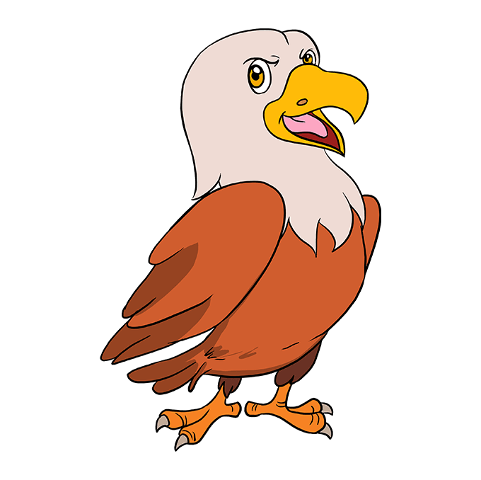 Sitting Eagle PNG File