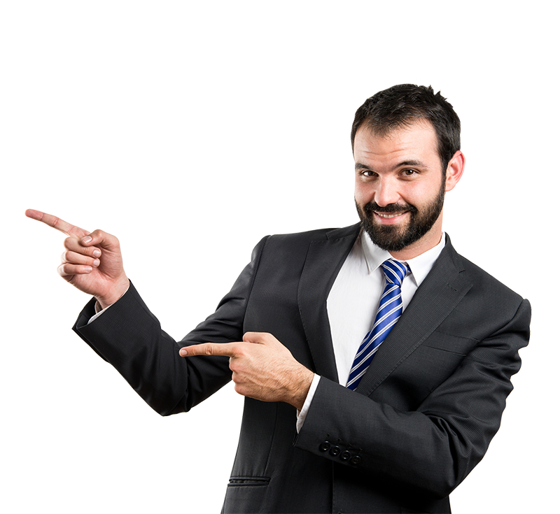 Smiling Business Man Standing PNG Photos