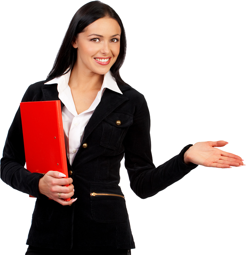 Smiling Business Woman PNG Image