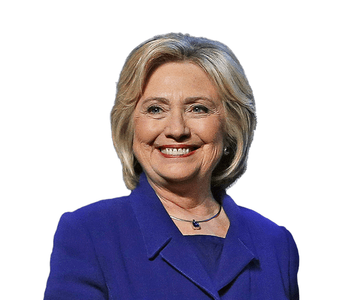 Smiling Hillary Clinton PNG File