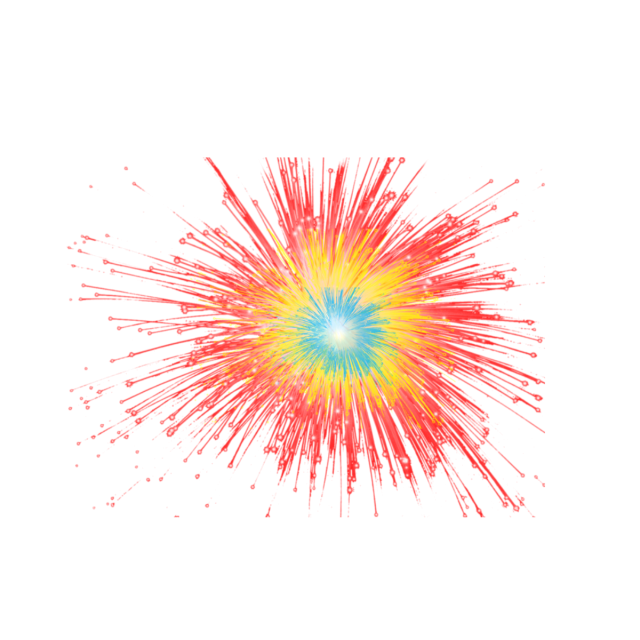Sparkle Feuworks vectoriel image PNG
