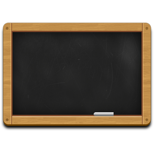 Square Blackboard Transparent PNG